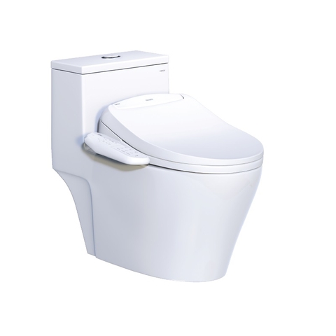 Bồn cầu 1 khối C1356F nắp rửa điện tử TAF400H