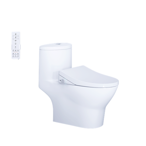 Bồn cầu 1 khối C1375F nắp rửa điện tử TAF512H