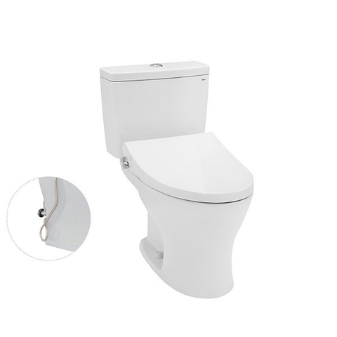Bồn cầu 2 khối TOTO CS735DE4 nắp rửa TCW1211A