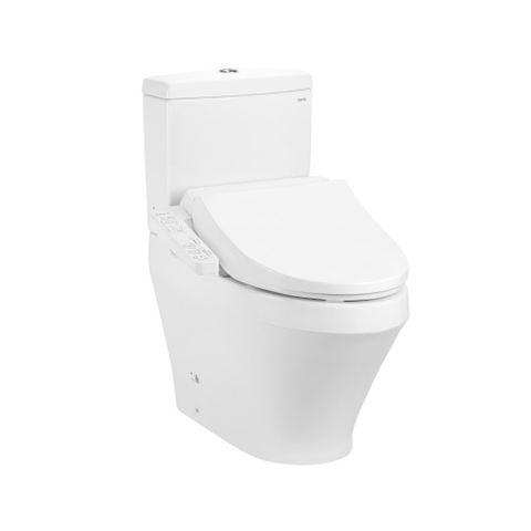 Bồn cầu 2 khối TOTO CS948DW18 Nắp Rửa Washlet TCF23710AAA C2 Simple