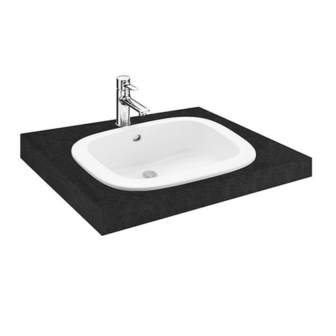 Lavabo chậu rửa mặt TOTO L763#XW bán âm men sứ chống bám bẩn