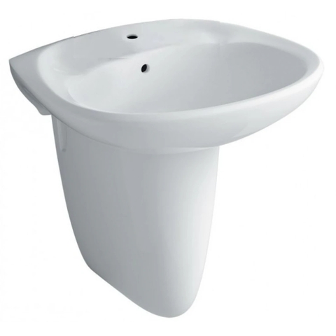 Lavabo chậu rửa mặt INAX L-284V treo tường + chân ngắn (L284V)