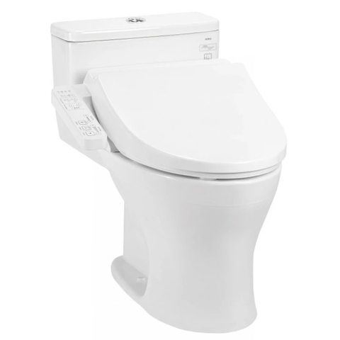 Bồn cầu 1 khối TOTO MS855DW18 Nắp Rửa Washlet TCF23710AAA C2 Simple