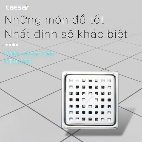 Phễu thoát sàn Caesar ST1010B (thoát Φ 60)