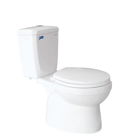 Bồn cầu 2 khối Thiên Thanh Waves 2 nhấn nắp thường