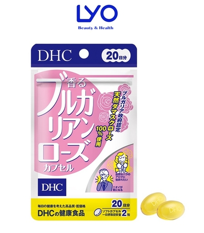 Viên Uống Hương Hoa Hồng Thơm người DHC Bulgarian Rose Capsule 20 ngày Nhật Bản