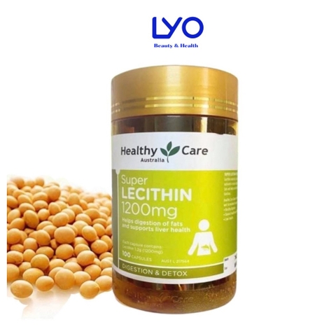 Viên Uống Mầm Đậu Nành Healthy Care Super Lecithin 1200mg (100 Viên)