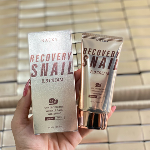 Kem Nền Che Khuyết Điểm Ốc Sên Naexy Recovery Snail BB Cream Giữ ẩm & Dưỡng trắng da 50ml