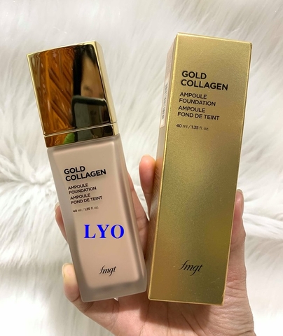 Kem Nền Cao Cấp The Face Shop  Làm Sáng Hồng Da Và Chống Lão Hoá  Gold Collagen Ampoule Foundation SPF30/PA++ 40ml
