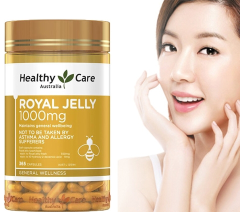 Viên Uống Sữa Ong Chúa  Úc Healthy Care Royal Jelly 1000mg (365 Viên)