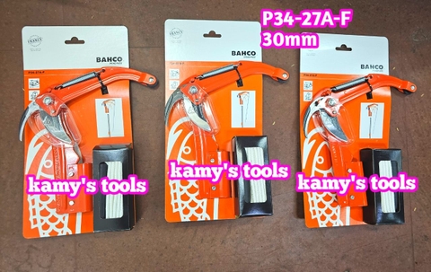 P34-27A-F Kéo cắt tỉa cành trên cao 30mm BAHCO, kéo giật cành cây