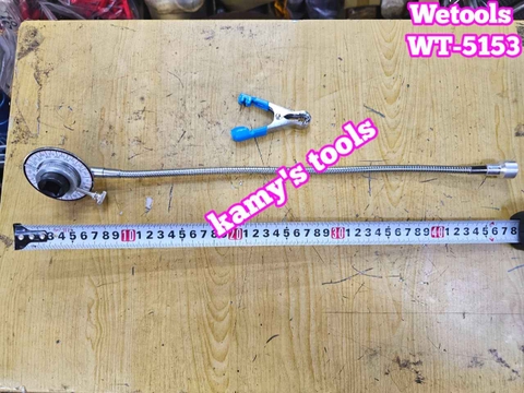 Dụng cụ đồng hồ đo góc quay lực siết bulong đồng hồ đo góc siết có kẹp 1/2 inch Wetools WT-5153