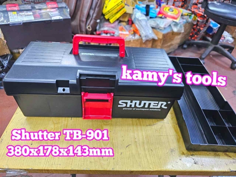 Thùng đồ nghề Shuter TB-901 kích cỡ 380x178x143mm cao cấp Đài Loan