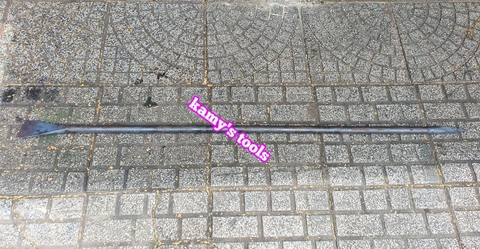 Xà beng trơn thân tròn đầu nhọn đầu dẹp dài khoảng 1.5m-1.6m