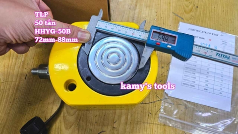 Kích thủy lực lùn 50 tấn TLP HHYG-50B hành trình 16mm