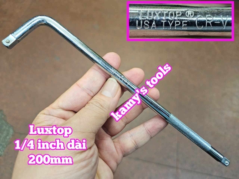 Cần cong L 1/4 inch Luxtop dài 8 inch 200mm LT-1/4LH8