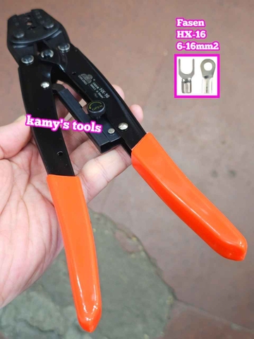 Kìm Bấm Cos Lục Giác Fasen HX-16 tiết diện 6-16mm2 dài 275mm