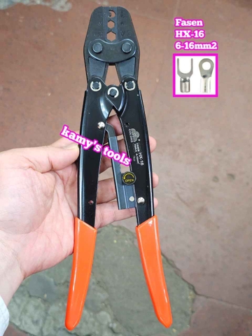 Kìm Bấm Cos Lục Giác Fasen HX-16 tiết diện 6-16mm2 dài 275mm