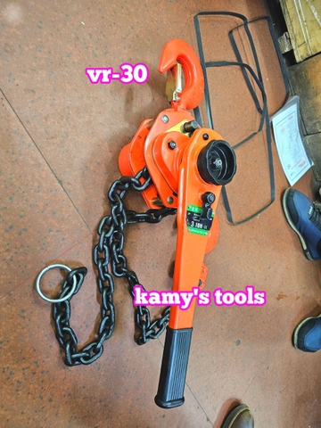 Pa lăng xích lắc tay Nitto 3 tấn 1.5m (1.5 mét) VR-30 cao cấp