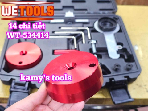 Bộ dụng cụ cân cam dưỡng đặt cam xe Ford Ranger Everest Bi Turbo 2.0 TDCi EcoBlue Transit Wetools 14 chi tiết WT-534414
