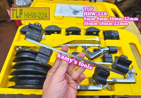 Bộ uốn ống đồng 2 chiều bằng tay TLP HHW-22A 6mm 8mm 10mm 12mm 16mm 18mm 22mm