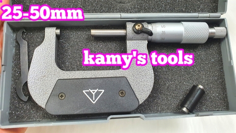 Panme cơ khí 0-25mm 25-50mm chữ Y loại tốt