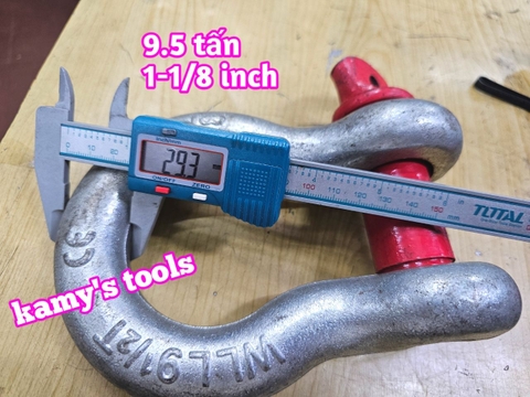 Ma ní omega 9.5 tấn 1-1/8 inch đường kính ty ren 32mm