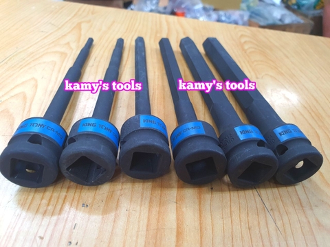 Tuýp lú đầu lục giác kingtony 1/2 inch dài 150mm 5-14mm 407505 407506 407508 407510 407512 407514