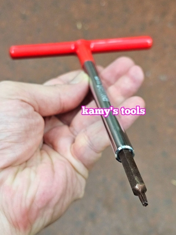 Lục giác bông sao hoa thị cán chữ T Hotssman thép S2 T10 T15 T20 T25 T27 T30 dài 230mm