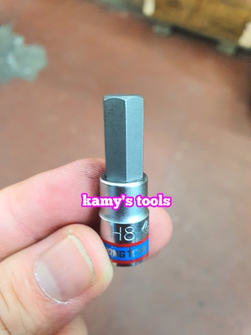 Tuýp lú đầu Lục Giác 1/4 inch Kingtony dài 37mm H3 H4 H5 H6 H7 H8 H10 203503 203504 203505 203506 203507 203508 203510