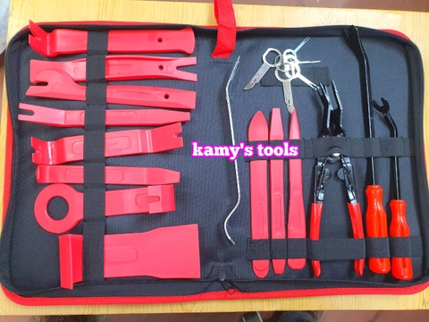 Bộ cậy taplo ô tô, bộ nạy nhựa nội thất ô tô 20 chi tiết Trigoldte