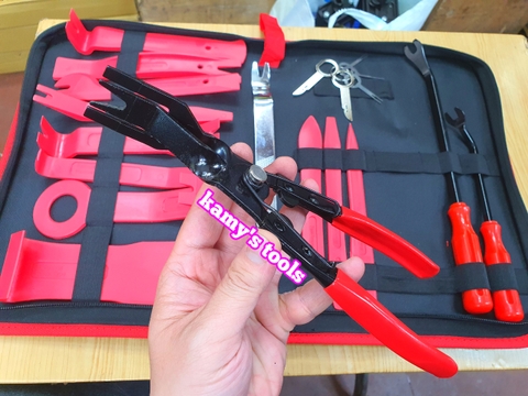 Bộ cậy taplo ô tô, bộ nạy nhựa nội thất ô tô 20 chi tiết Trigoldte