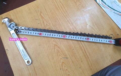 Cờ Lê Xích mỏ lết xích 9 inch 220mm xích dài 400mm FQ9