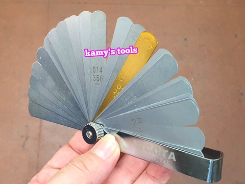 Thước Lá Căn Chỉnh Cò Xu Pắp Licota 32 Lá Ata-0074e, Thước lá đo khe hở