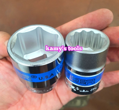 Đầu Tuýp Barker 3/4 inch 17mm-50mm (Đầu Típ 3/4, Đầu Khẩu 3/4)