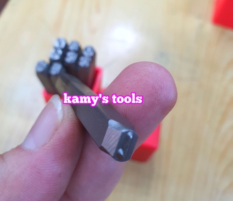 Bộ Đóng Số Xuôi Top YC-602 2mm 3mm 4mm 5mm 6mm