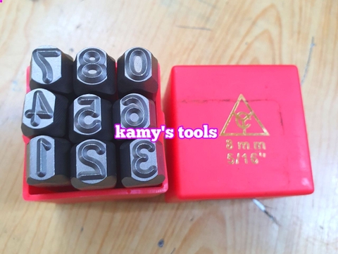 Bộ đóng số xuôi TOP YC-602 8mm YC-602-8.0