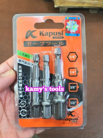 Đầu chuyển tuýp từ bắn vít sang bu lông 1/4 3/8 1/2 bán lẻ từng cái