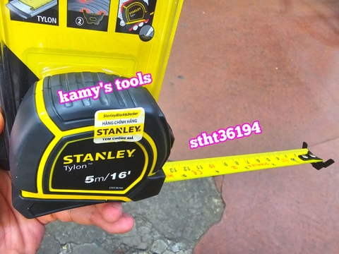 Thước Cuộn 5m Stanley Bản 19mm Stht36194 (Thước Dây 5m, Thước Kéo 5m)