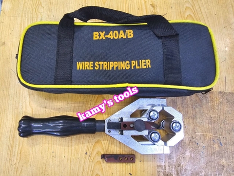 Dụng cụ bóc tách rọc vỏ dây cáp điện lướp bán dẫn và XLPE BX-40A hay BX-40B đường kính 20-40mm, dao rọc cáp điện