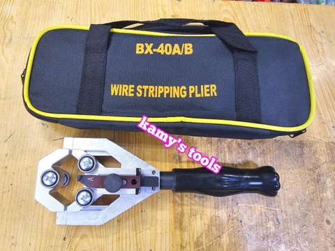 Dụng cụ bóc tách rọc vỏ dây cáp điện lướp bán dẫn và XLPE BX-40A hay BX-40B đường kính 20-40mm, dao rọc cáp điện