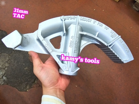 Dụng cụ uốn ống điện EMT 90 độ 19mm 25mm 31mm TAC Taicheng, vam uốn ống CPB-19A CPB-25A CPB-31A