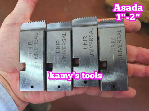 1-2 inch Dao tiện ren ống Asada Ksu Piset hiệu Unir BSPT
