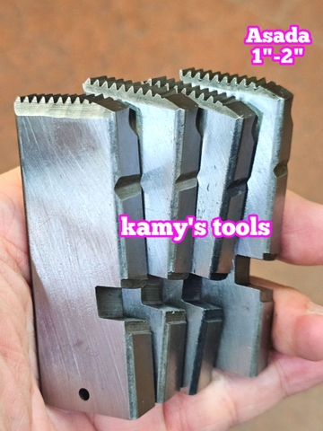 1-2 inch Dao tiện ren ống Asada Ksu Piset hiệu Unir BSPT