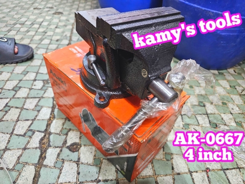 Ê tô bàn nguội xoay Asaki Ak-0667 4 inch