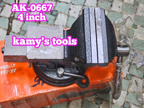 Ê tô bàn nguội xoay Asaki Ak-0667 4 inch