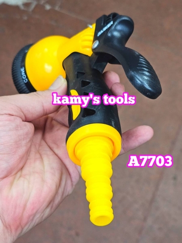 SÚNG XỊT NƯỚC RỬA XE TĂNG ÁP LỰC 6 CHẾ ĐỘ, SÚNG XỊT NƯỚC TƯỚI CÂY BARKER TAIWAN A7703