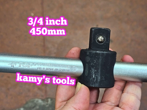 18 inch Cần tuýp siết đầu trượt 3/4 inch TOP dài 450mm TSA-00005-18