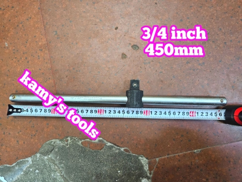 18 inch Cần tuýp siết đầu trượt 3/4 inch TOP dài 450mm TSA-00005-18