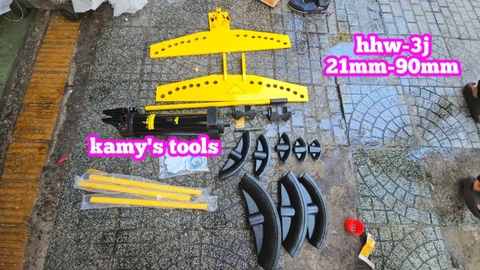 Máy uốn ống thủy lực 20 tấn HHW-3J uốn từ 21mm-90mm